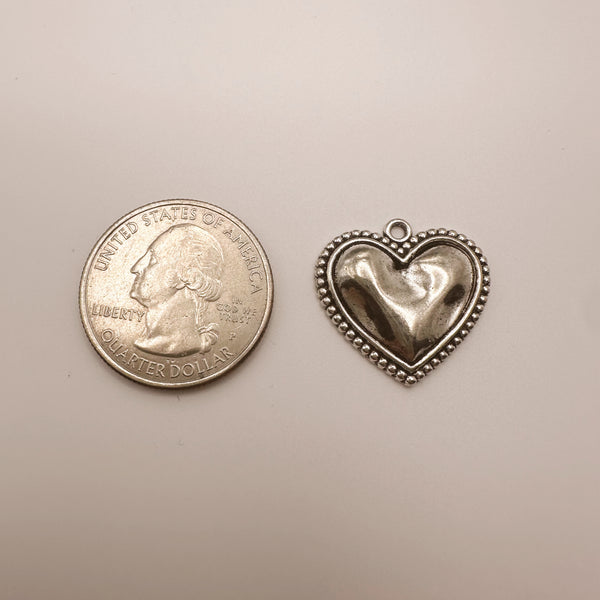 Silver Heart Charm