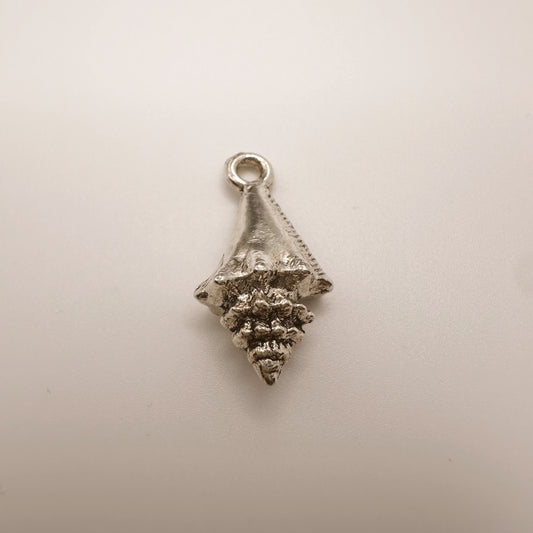 Silver Conch Shell Charm