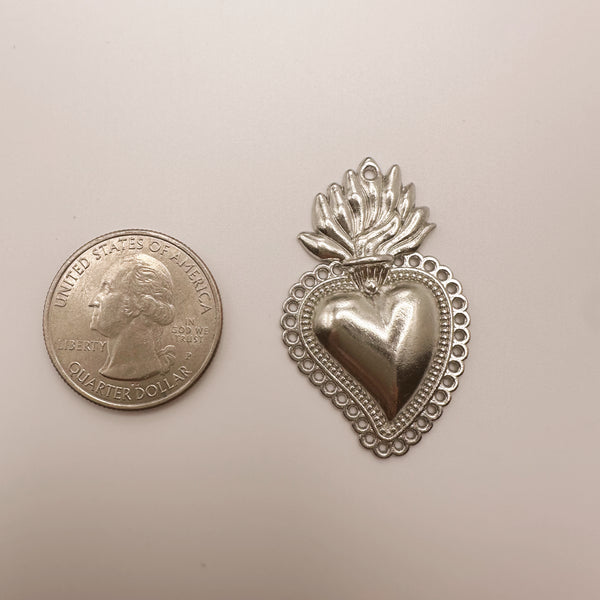 Sacred Heart Charm