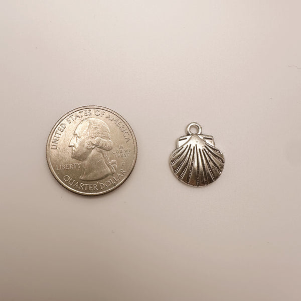 Silver Shell Charm