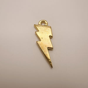 Large Lightning Bolt Charm