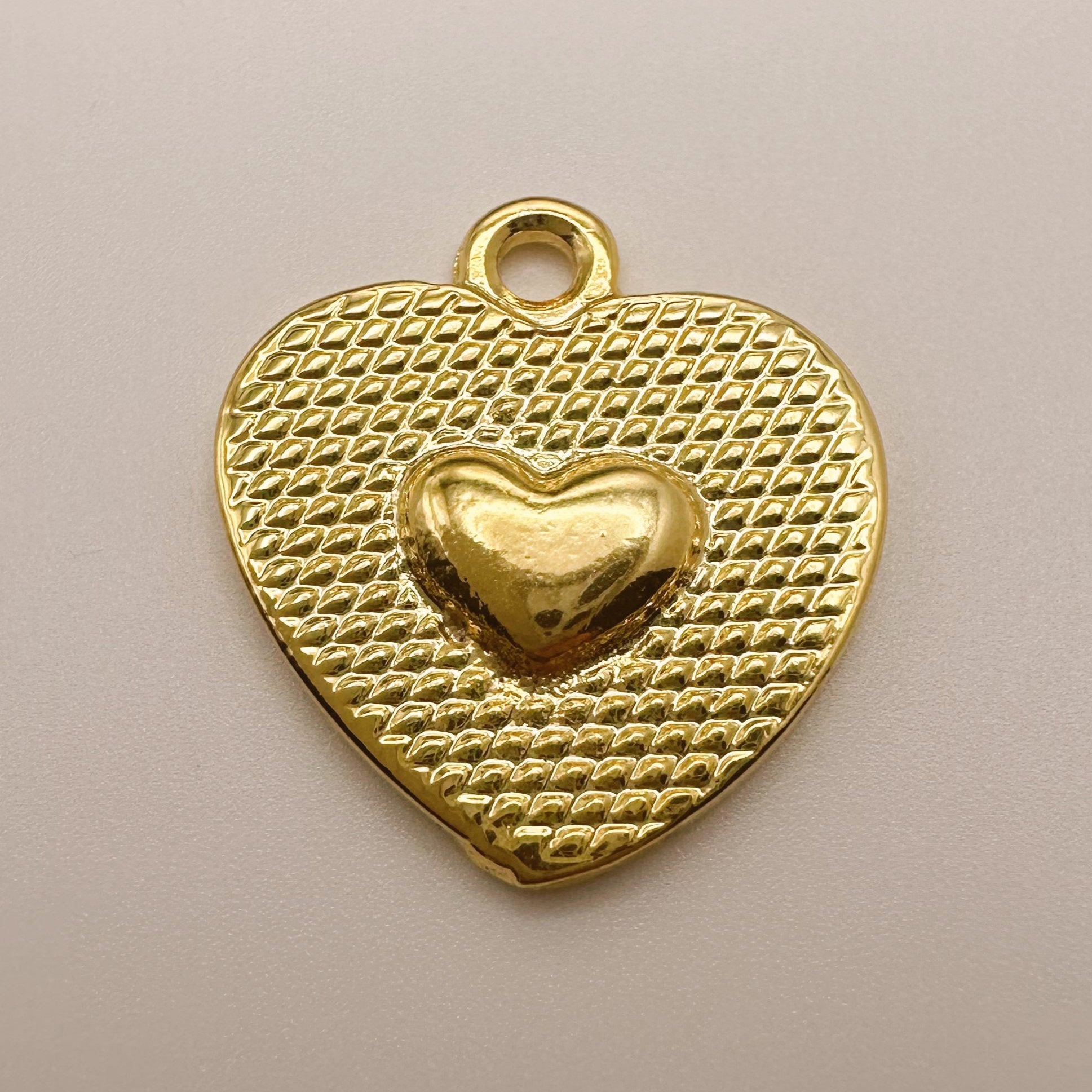 Heart Medallion Charm