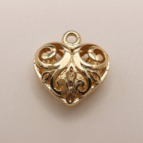 Filigree Heart Charm