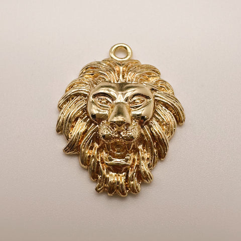 Lion Head Charm