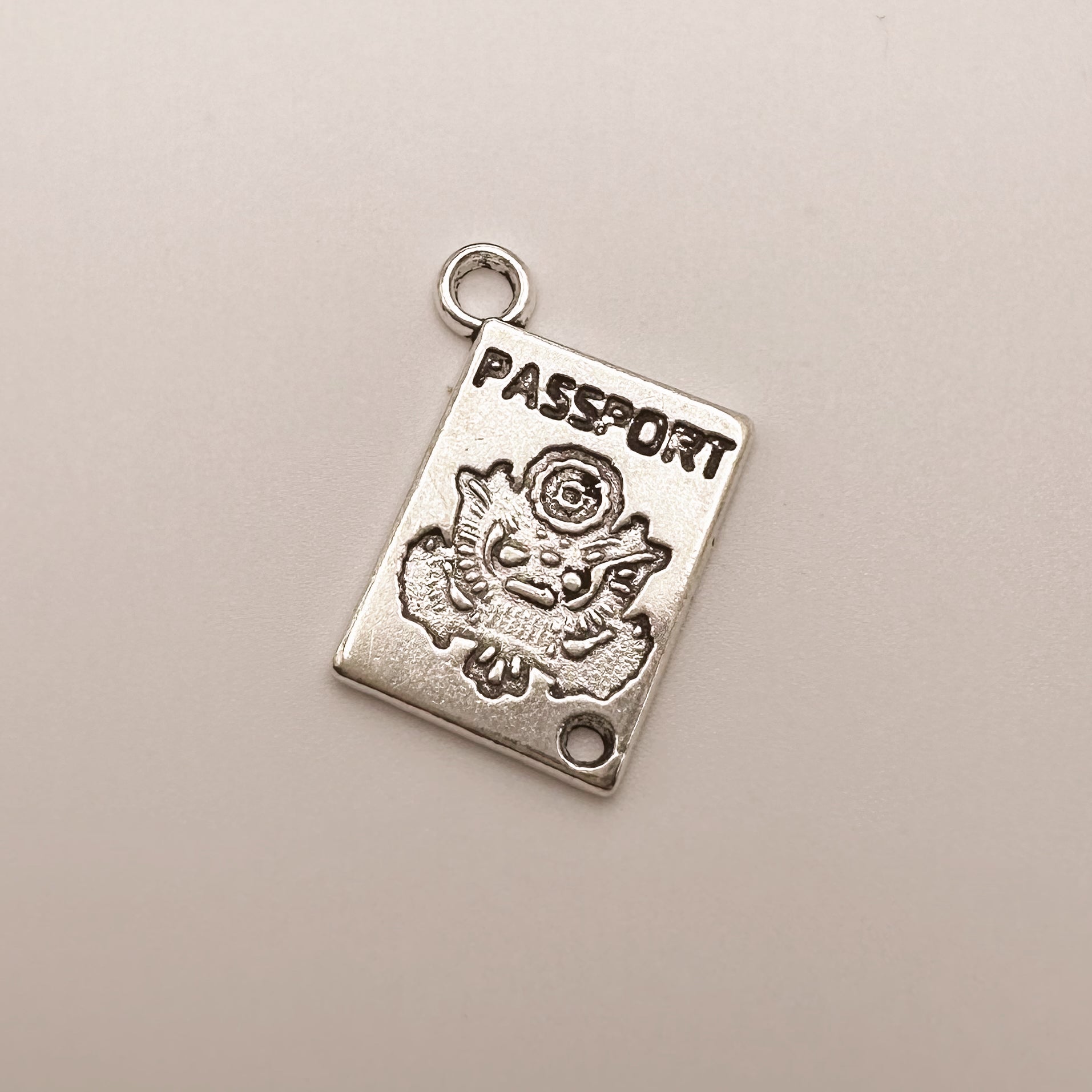 Silver Passport Charm