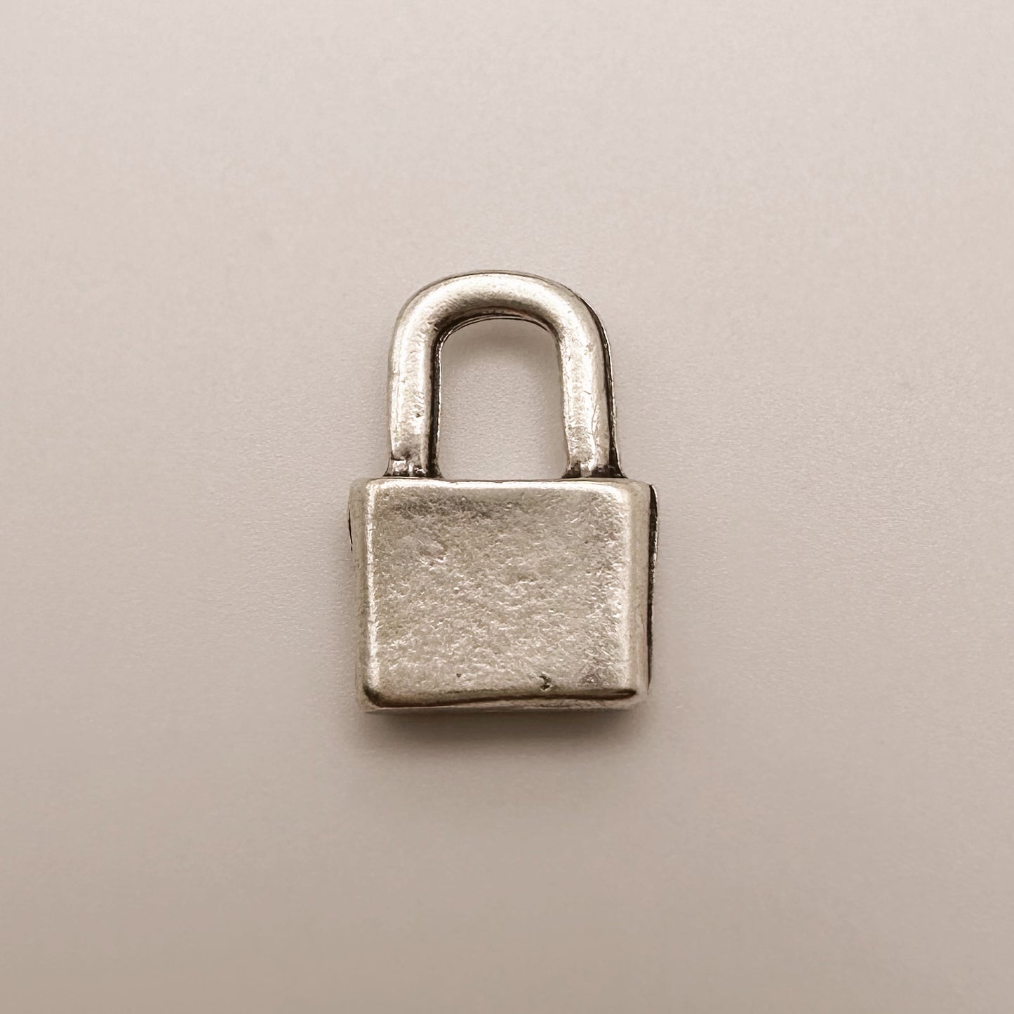 Silver Padlock Charm