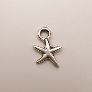 Silver Dainty Starfish Charm