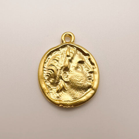 Greek Coin Charm