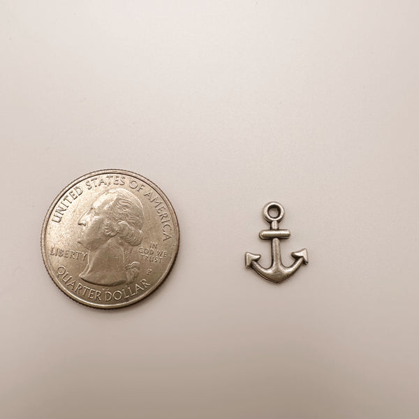 Silver Anchor Charm