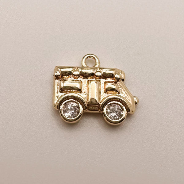 Dainty Bus Charm