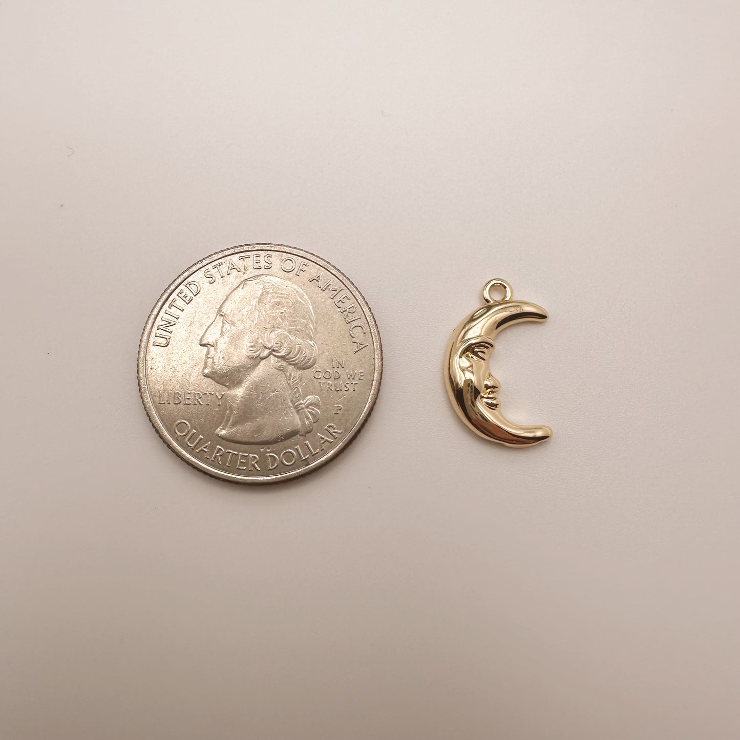 Moon Face Charm