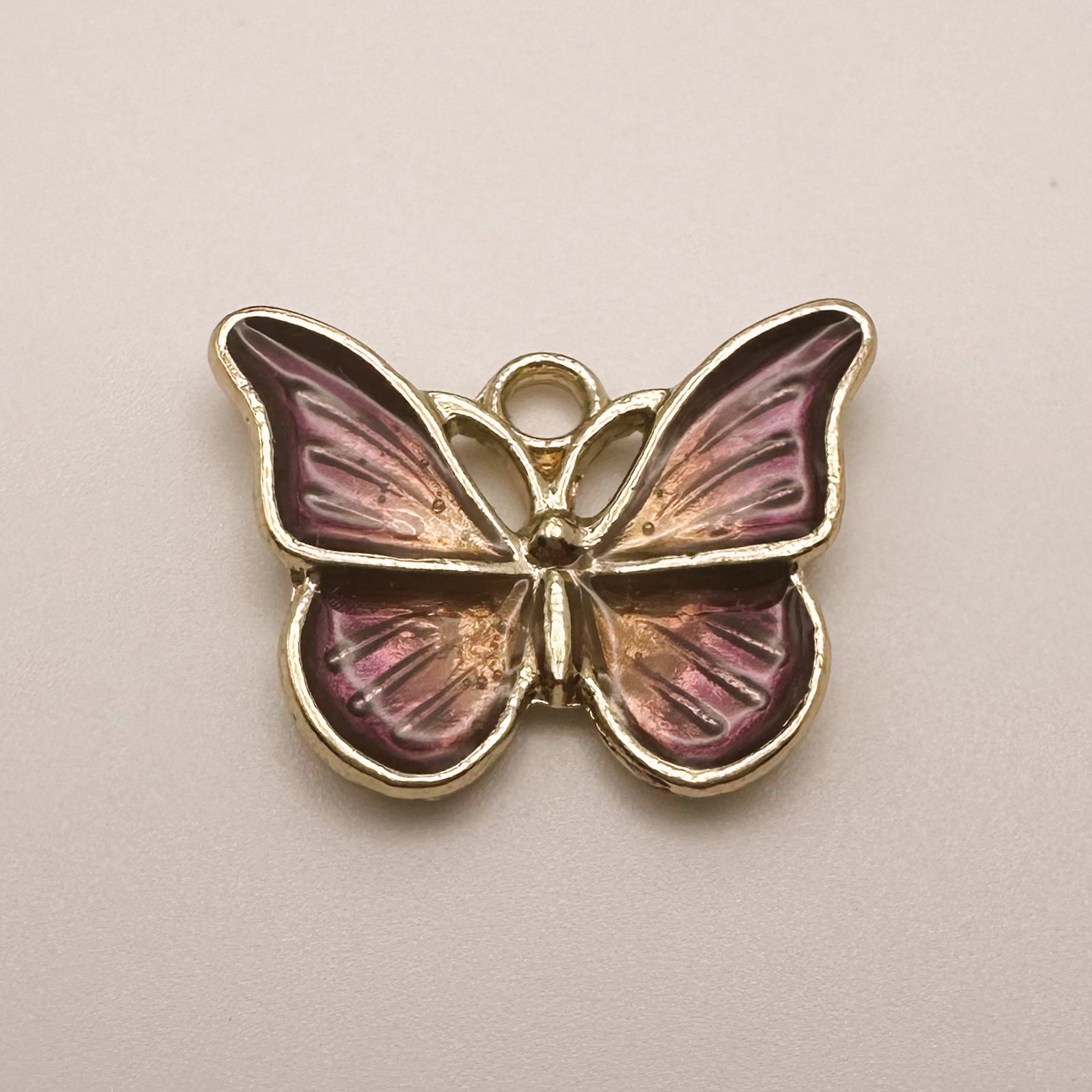 Purple Butterfly Charm