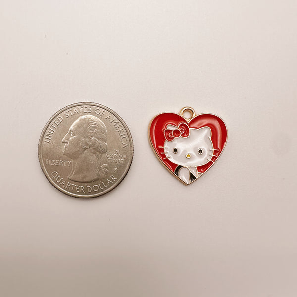 Heart Hello Kitty Charm