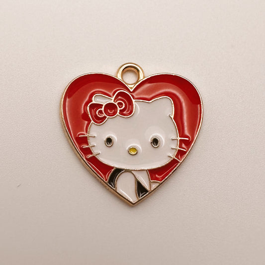 Heart Hello Kitty Charm