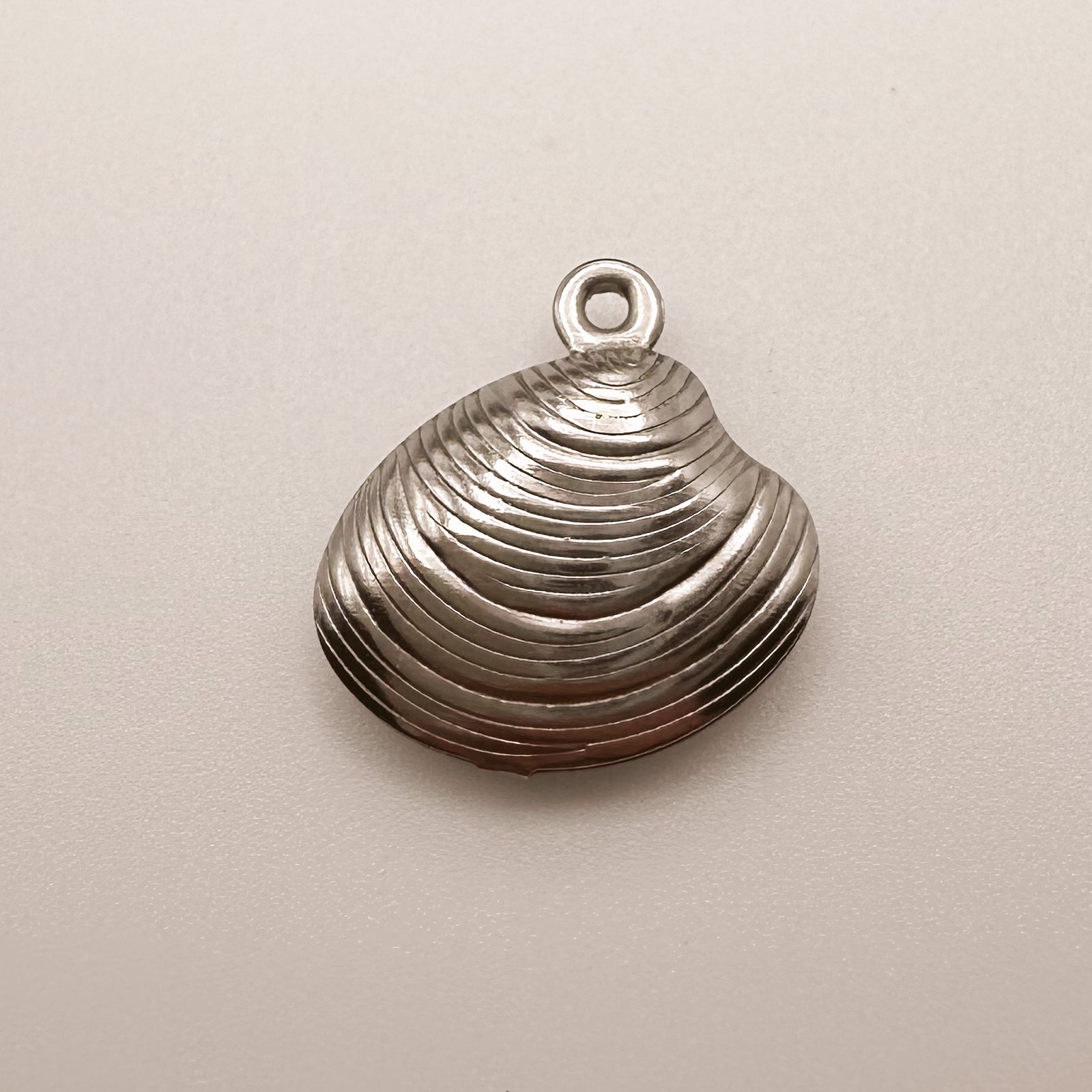 Silver Shell Charm