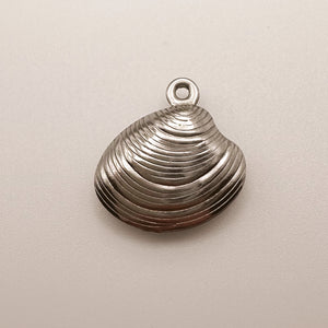 Silver Shell Charm