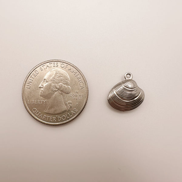 Silver Shell Charm