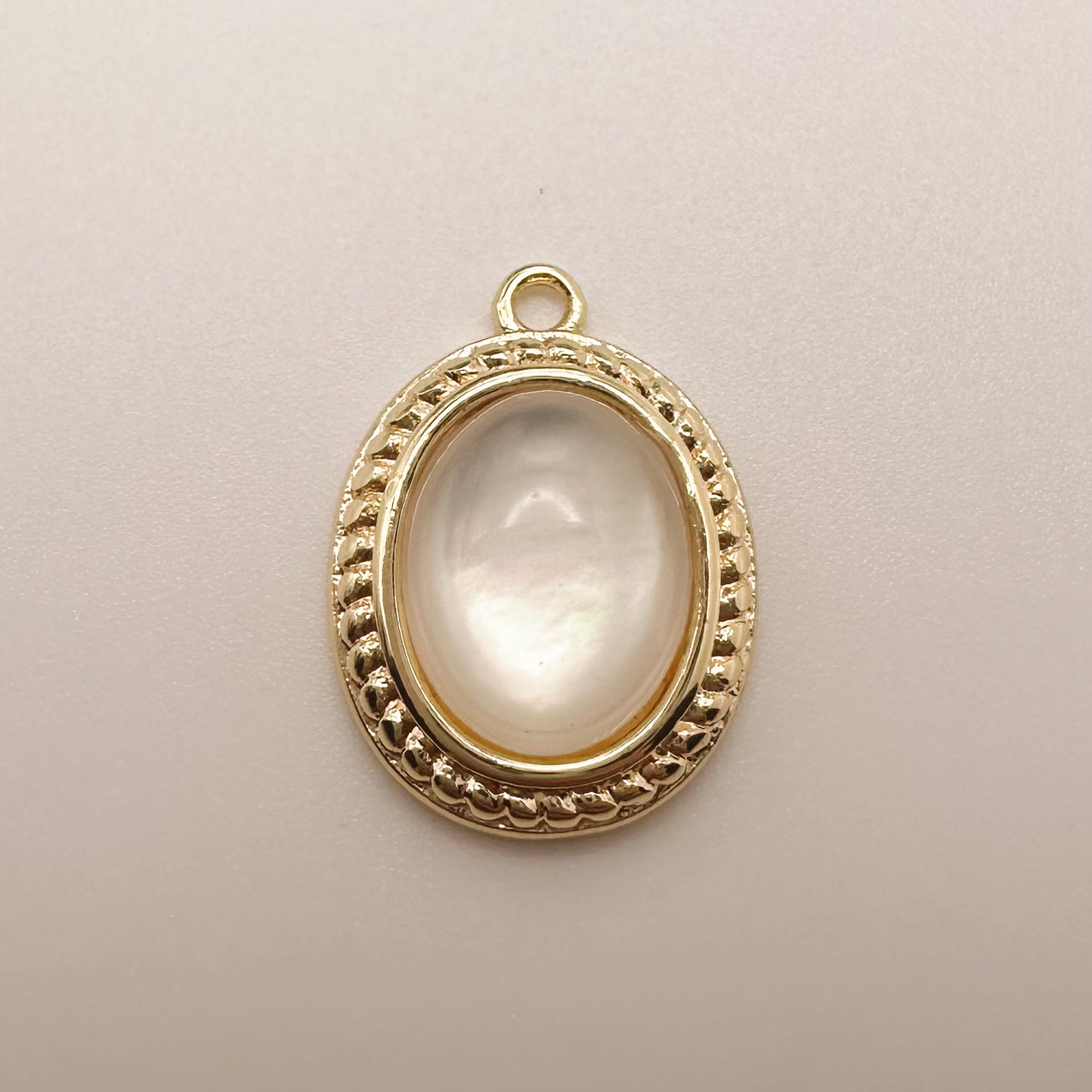 Pearl Oval Charm