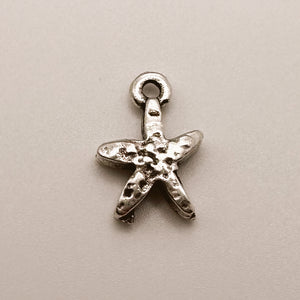 Silver Dainty Starfish Charm