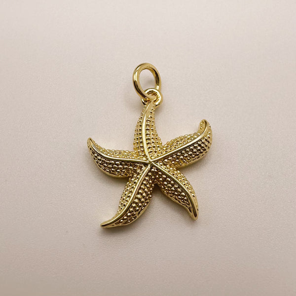 Textured Starfish Charm