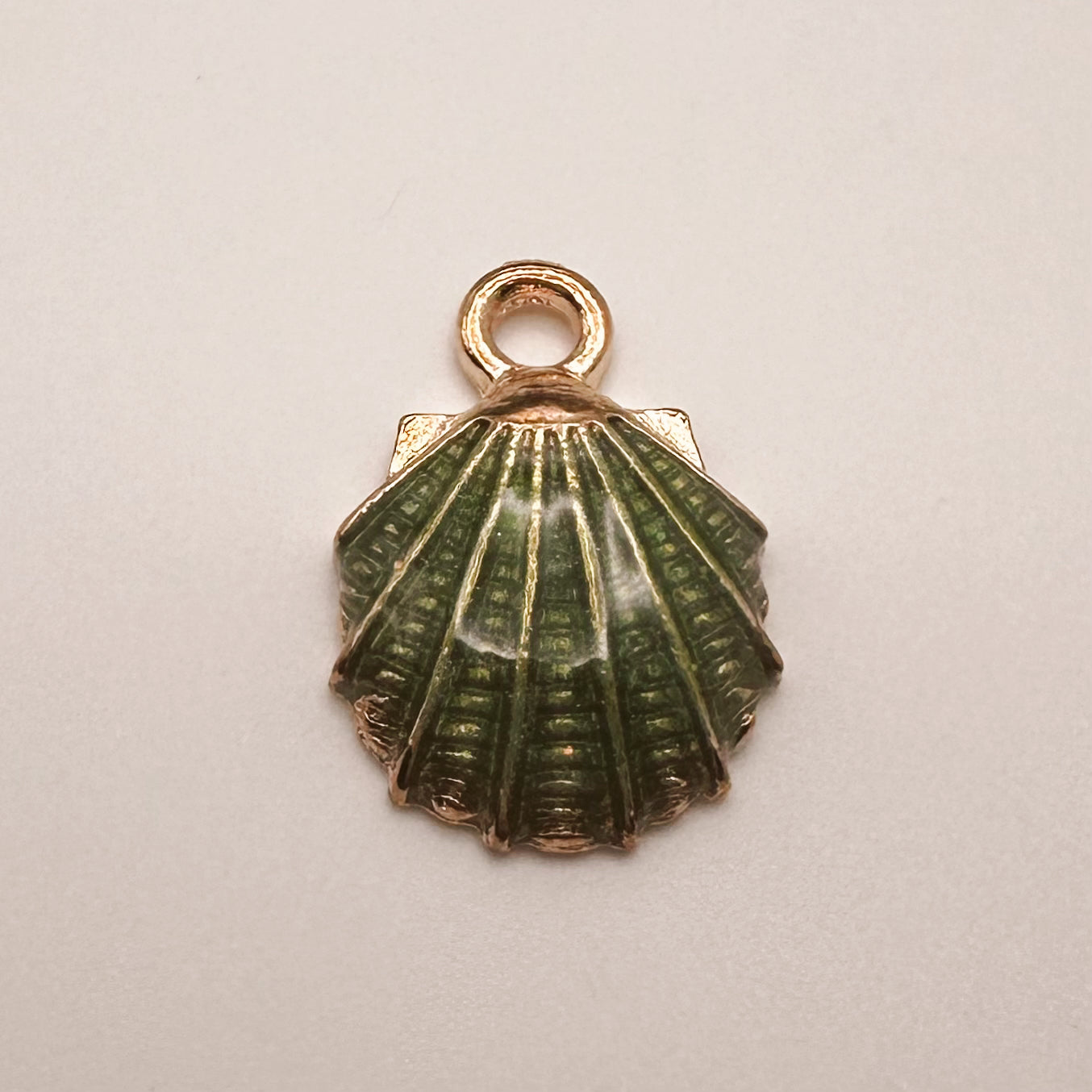 Green Shell Charm