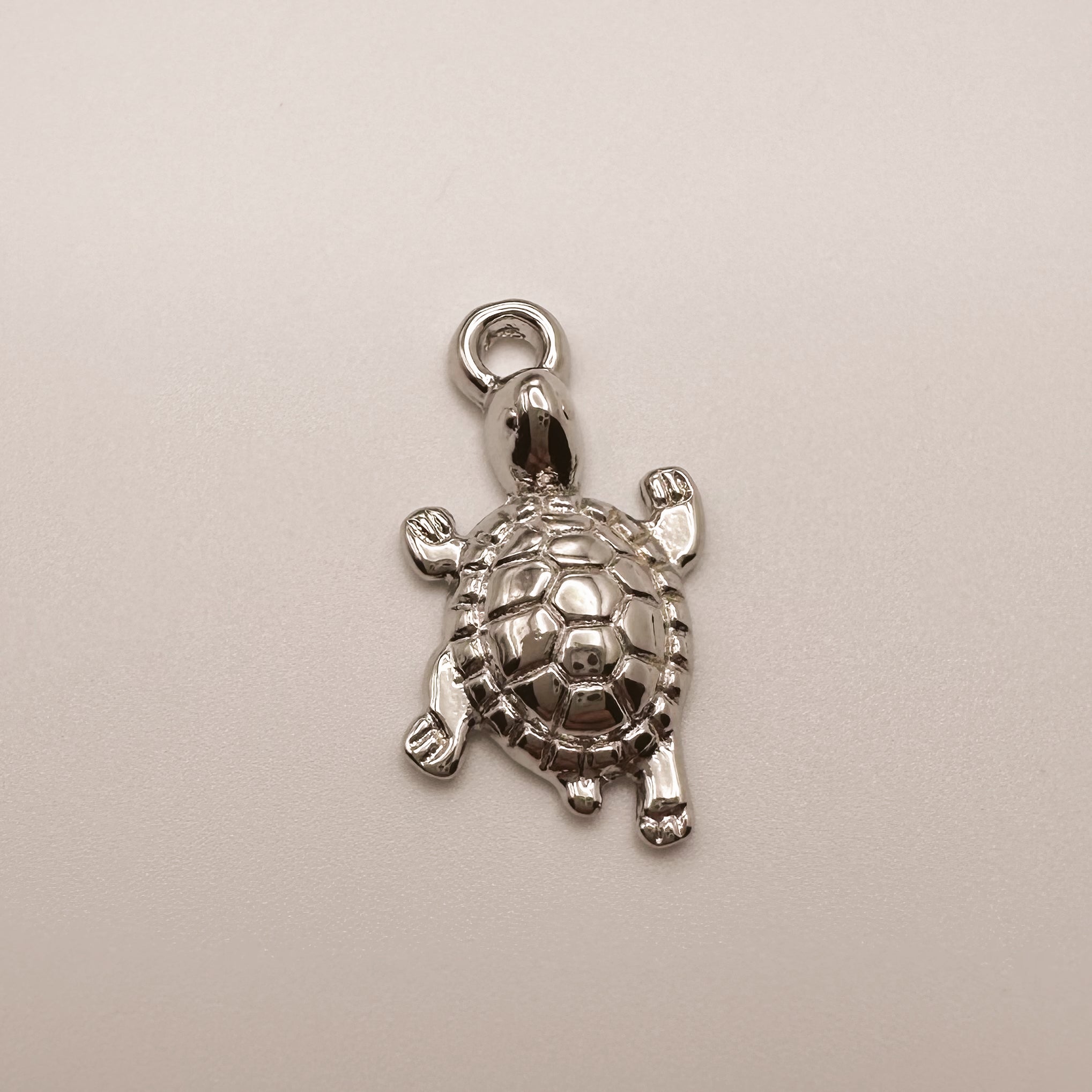 Silver Turtle Charm