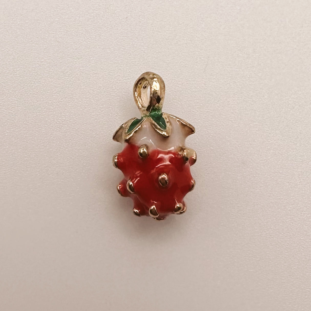 Spiky Strawberry Charm