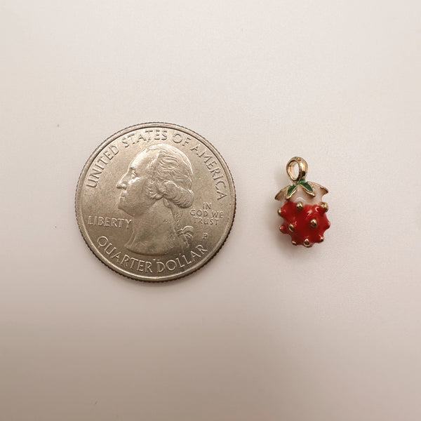 Spiky Strawberry Charm