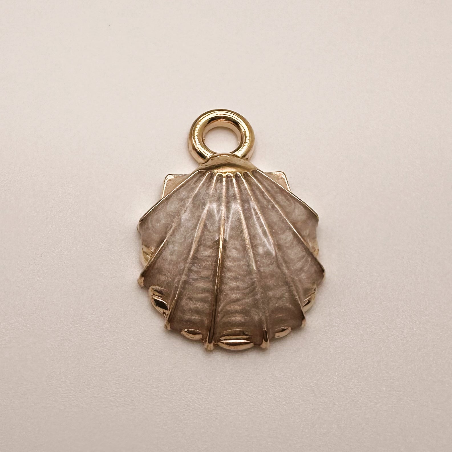 Beige Shell Charm