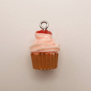 Pink Cupcake Charm