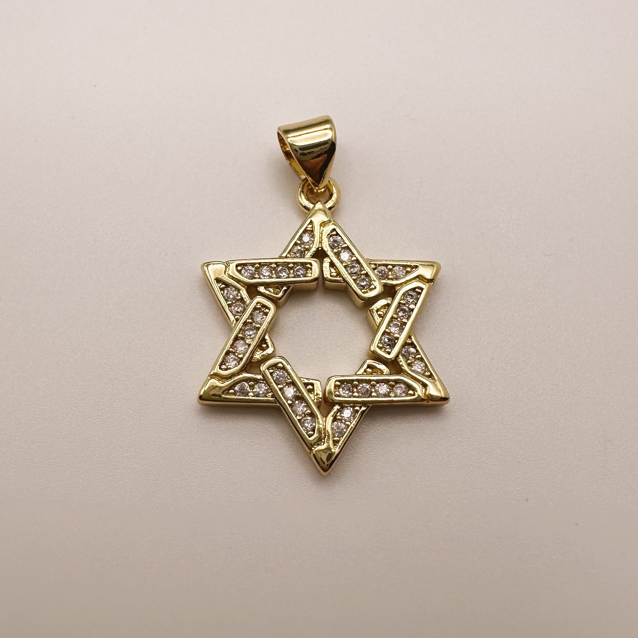 Large Jewish Star Charm