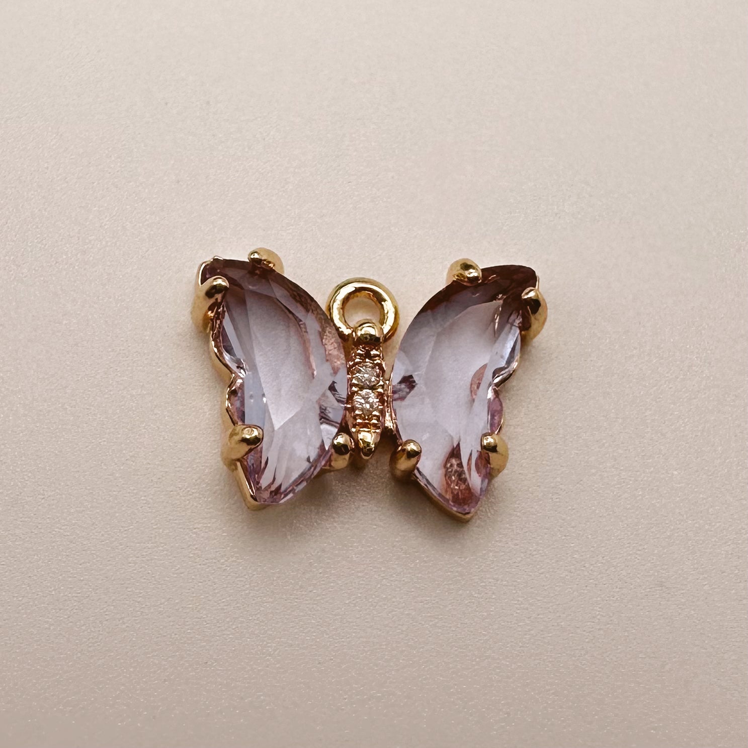 Purple Butterfly Charm