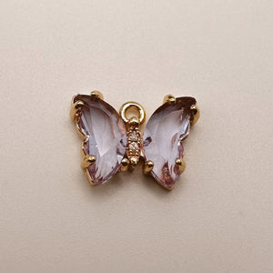 Purple Butterfly Charm