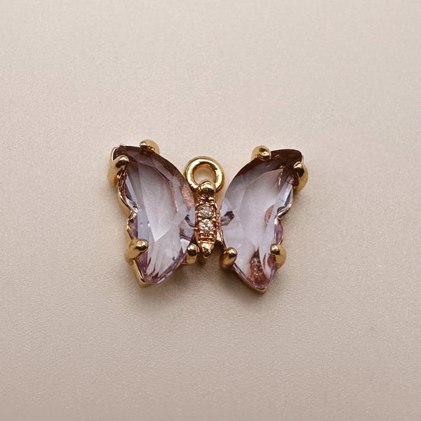 Purple Butterfly Charm