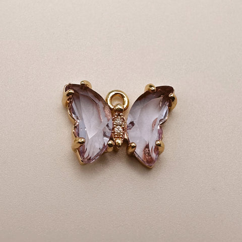 Purple Butterfly Charm