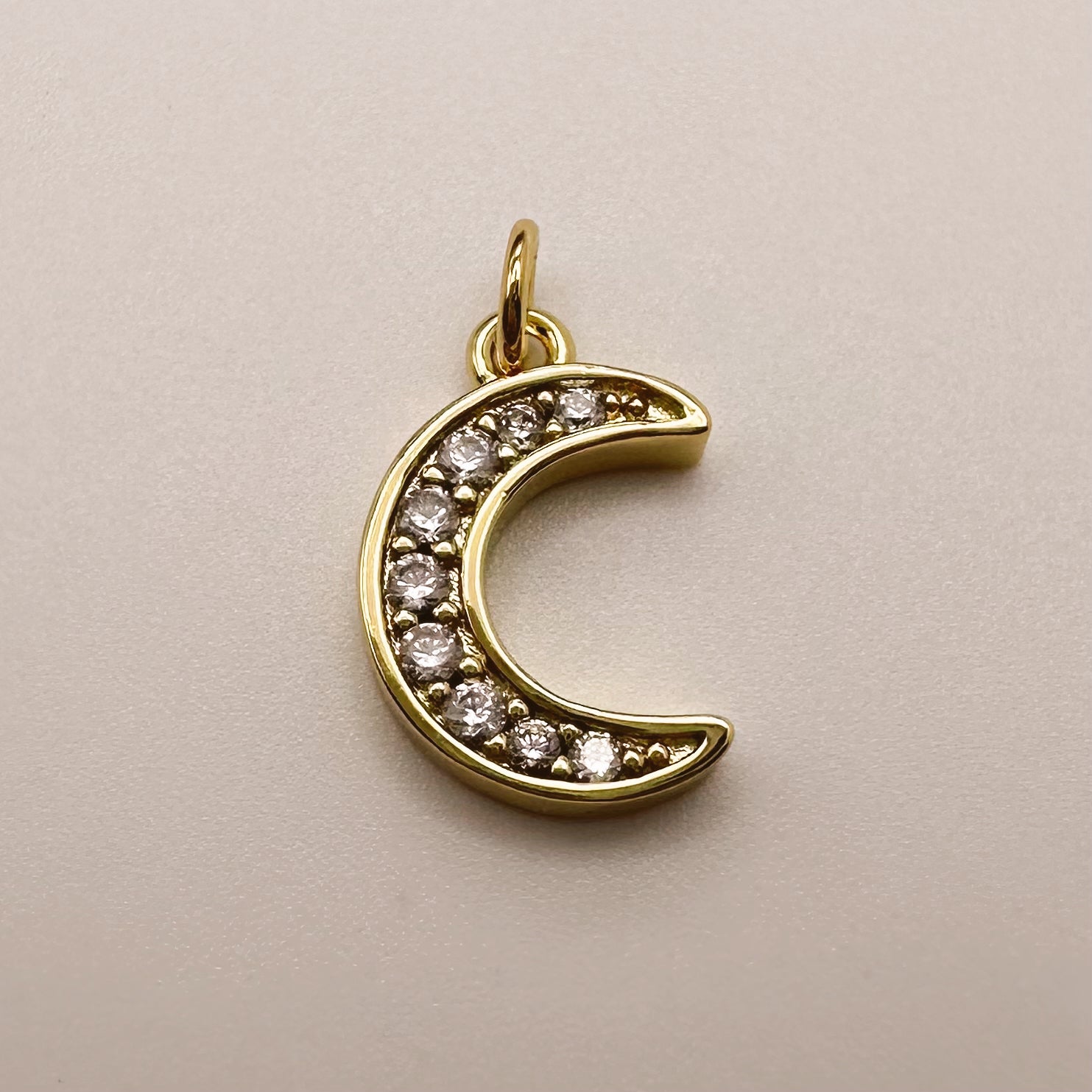 Crystal Moon Charm