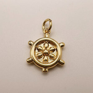 Sailboat Wheel Charm