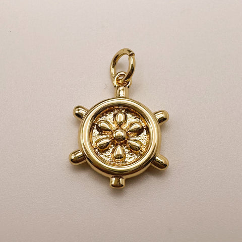 Sailboat Wheel Charm