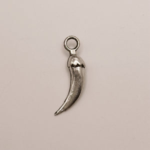 Silver Chili Pepper Charm