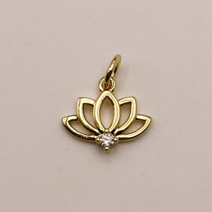 Lotus Flower Charm