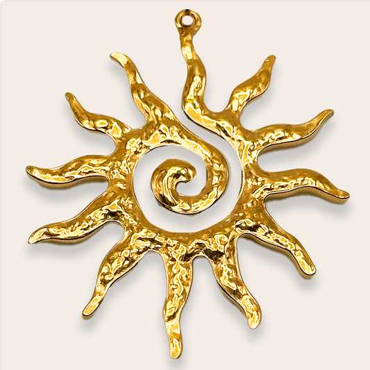 Large Sun Charm