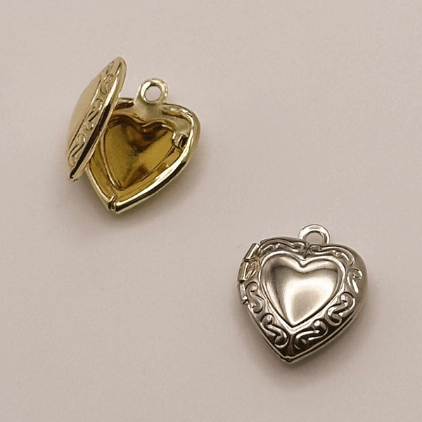 Dainty Heart Locket Charm