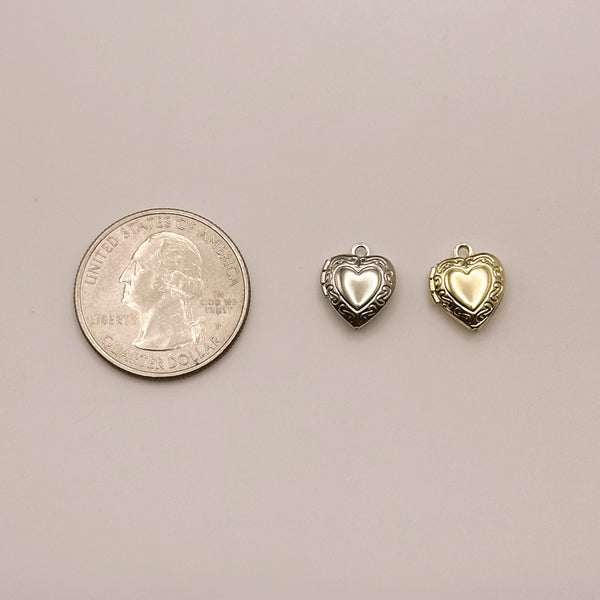 Dainty Heart Locket Charm