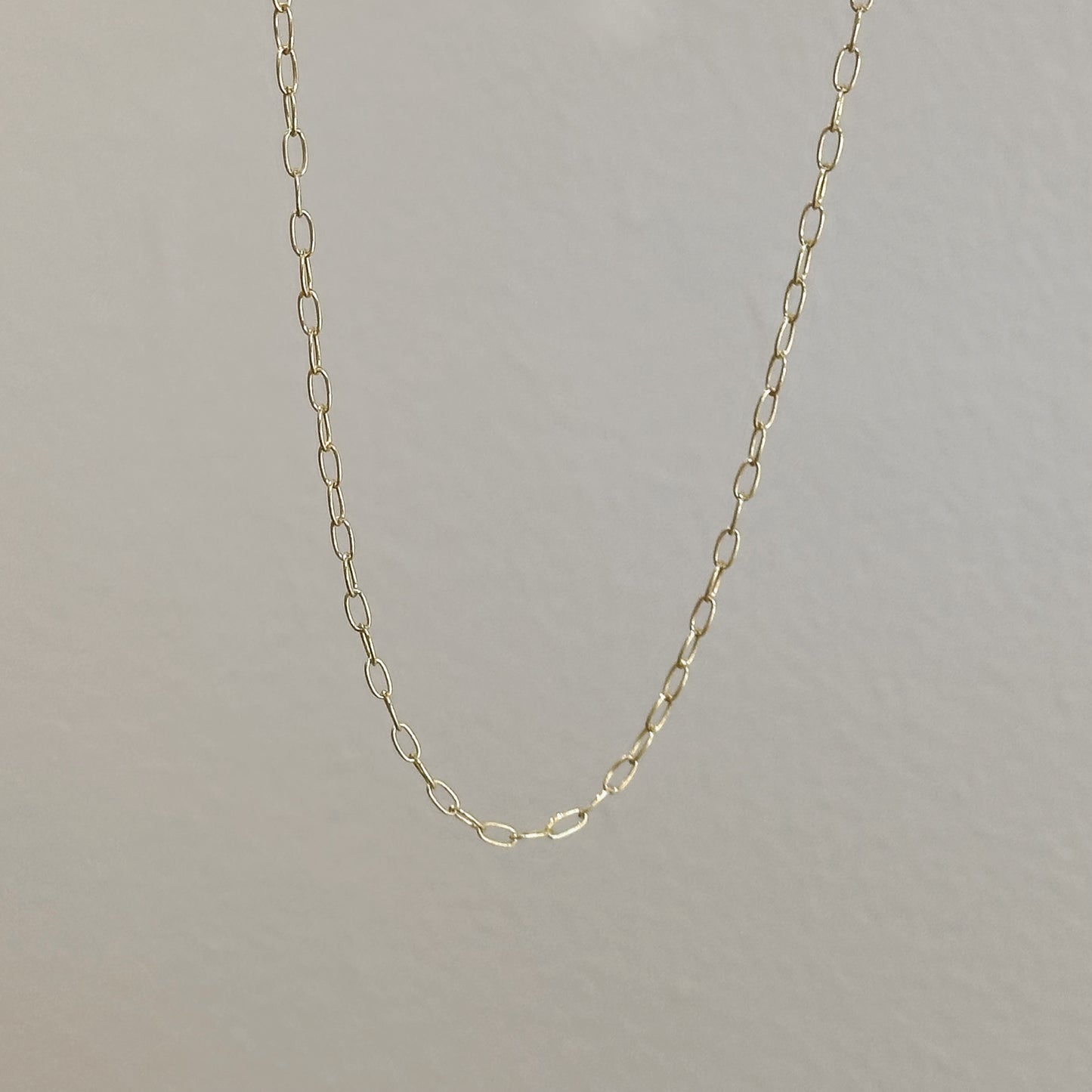 Dainty Oval Necklace Base