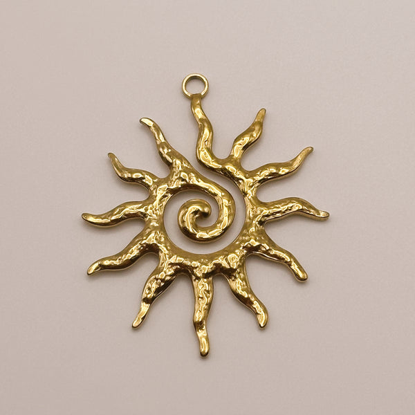 Large Eclectic Sun Charm