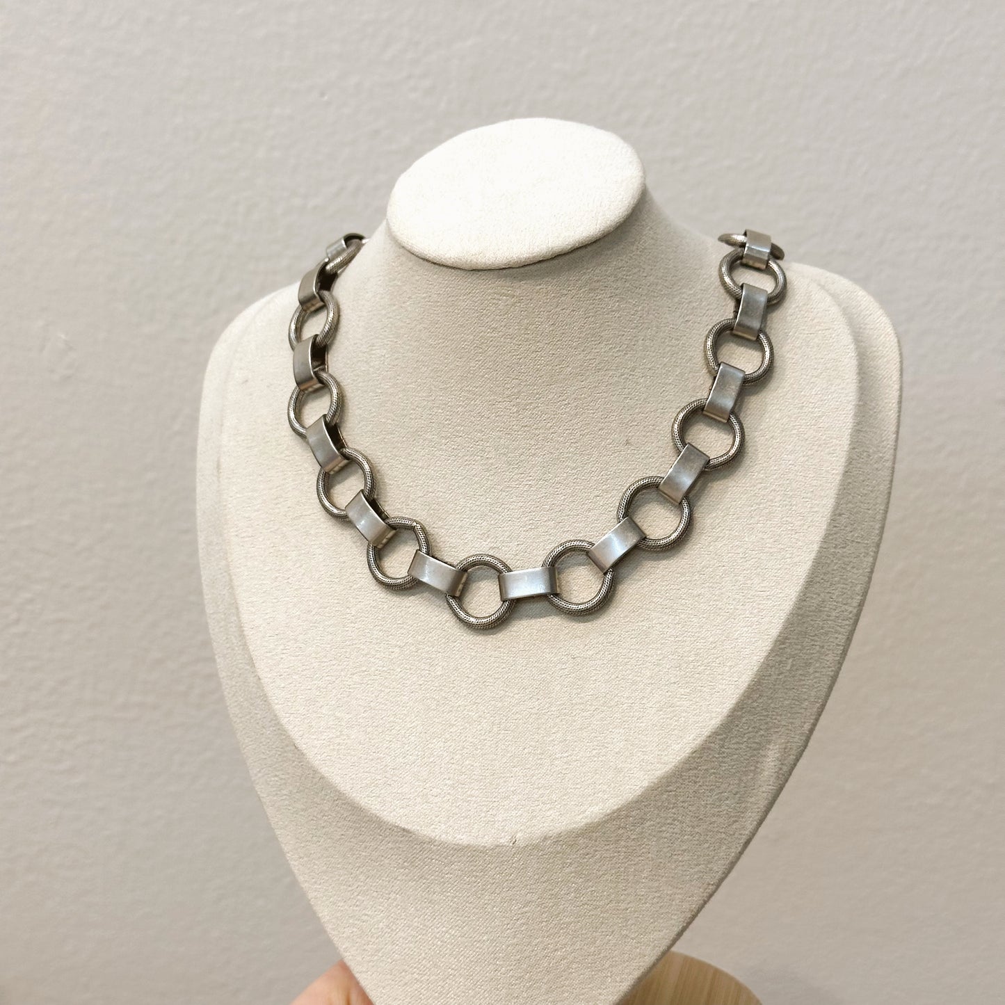 Silver Chunky O-Chain Necklace Base