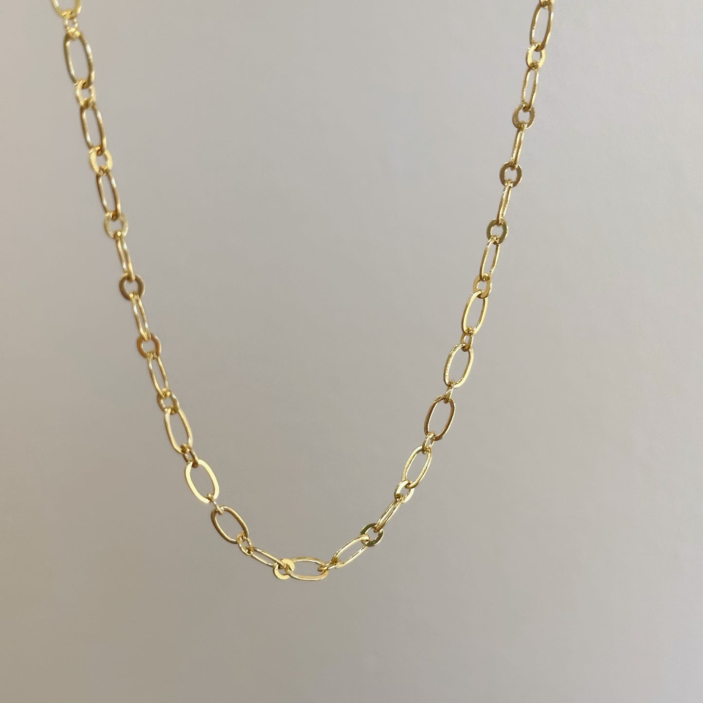 Flat Oval Necklace Base