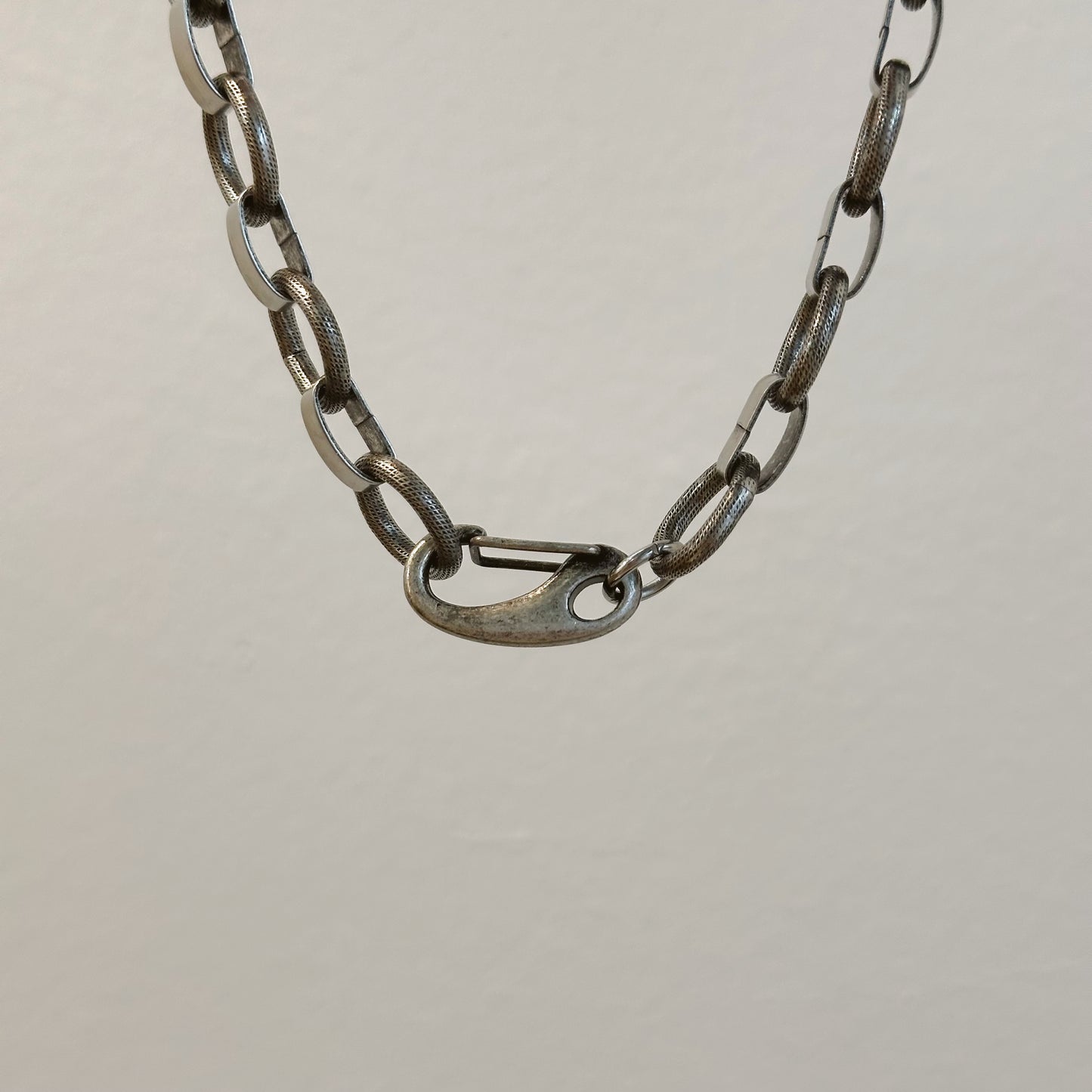 Silver Chunky O-Chain Necklace Base